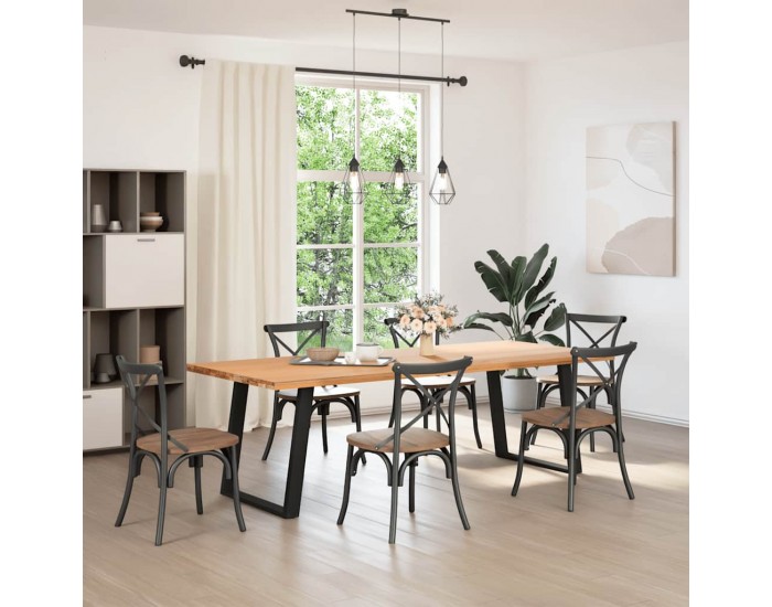 Sonata H Крака за трапезна маса с U-образна 2 бр 70x(72-73) см стомана