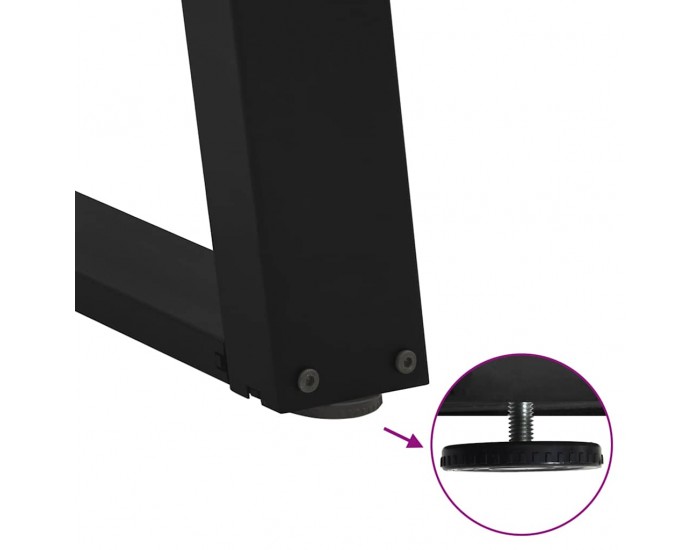 Sonata H Крака за трапезна маса с U-образна 2 бр 70x(72-73) см стомана