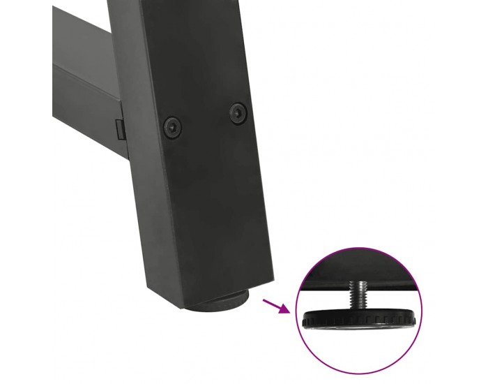 Sonata H Крака за холна маса A-образна 2бр антрацит 70x(42-43)см стомана