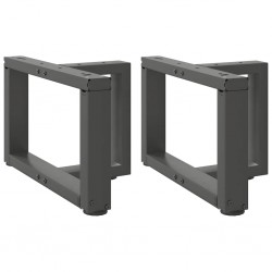 Sonata H Крака за холна маса T-образна 2 бр 40x25x(30-31)см стомана - Части за Маси