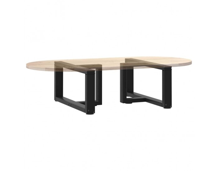 Sonata H Крака за холна маса T-образна 2бр черни 60x25x(30-31)см стомана