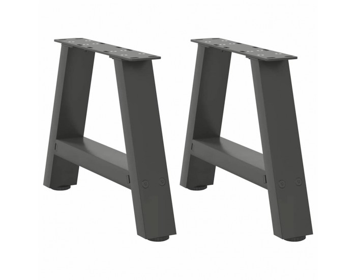 Sonata H Крака за холна маса A-образна 2бр антрацит 40x(30-31)см стомана