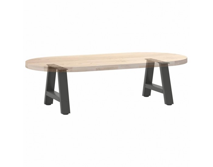 Sonata H Крака за холна маса A-образна 2бр антрацит 40x(30-31)см стомана