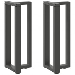 Sonata H Конзолна маса крака T-образна 2 бр 38x25x(72-73) см стомана - Маси
