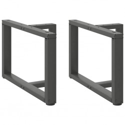 Sonata H Крака за холна маса T-образна 2 бр 70x25x(42-43) см стомана - Части за Маси