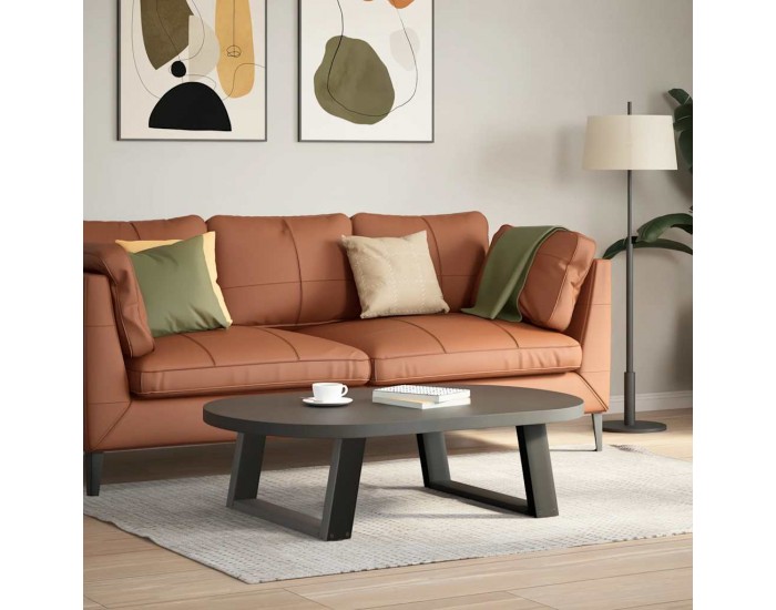 Sonata H Крака за холна маса U-образна 2бр антрацит 60x(30-31)см стомана