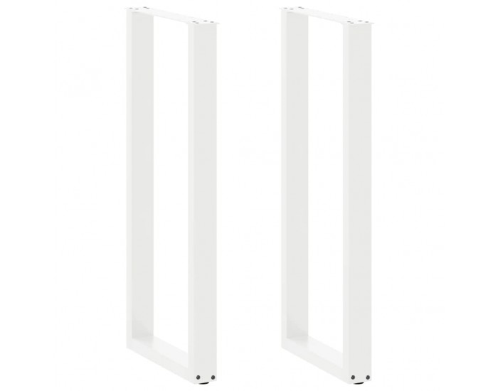 Sonata H Крака за холна маса U-образна 2 бр бели 50x(110-111)см стомана