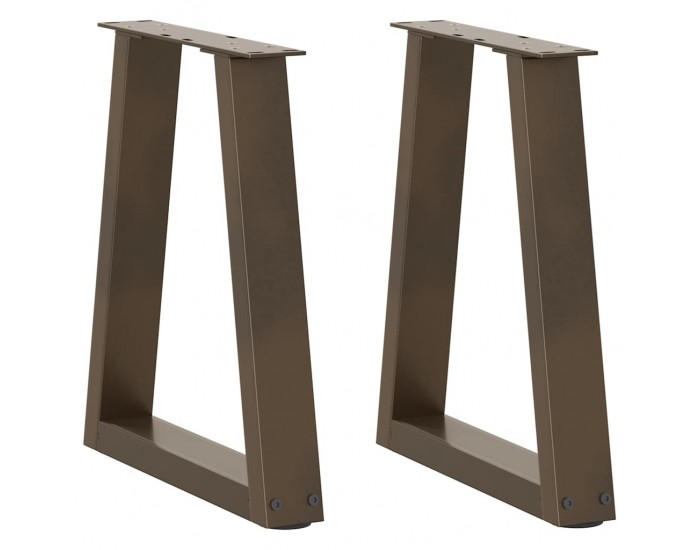 Sonata H Крака за трапезна маса V-образна форма 2 бр. естествена стомана