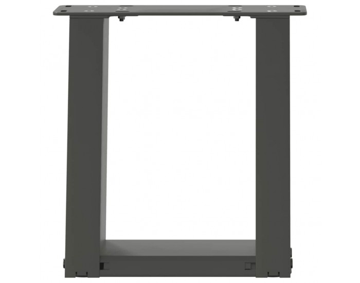 Sonata H Крака за холна маса U-образна 2бр антрацит 70x(30-31)см стомана