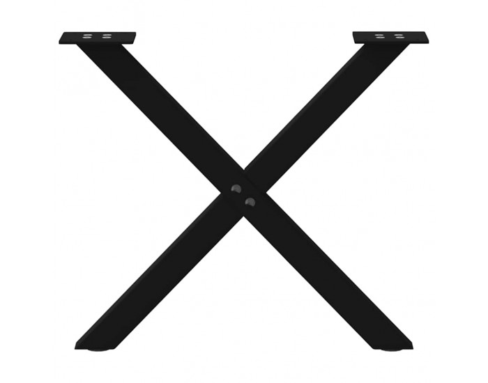 Sonata H Крака за масичка за кафе с форма на X 2 бр. черни 38x(42-43) cm Sonata H Крака за масичка за кафе с форма на X 2 бр. черни 38x(42-43) cm