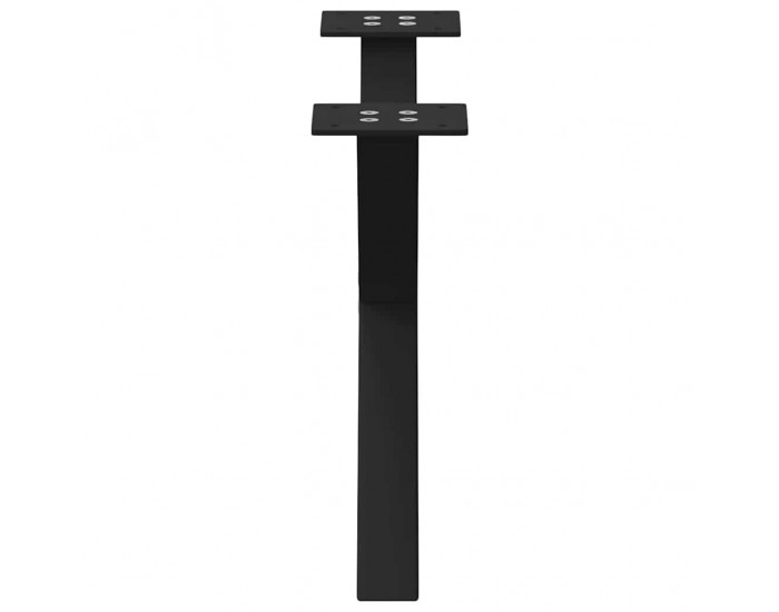 Sonata H Крака за масичка за кафе с форма на X 2 бр. черни 60x(30-31) cm