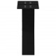 Sonata H Крака за масичка за кафе с форма на X 2 бр. черни 40x(30-31) cm