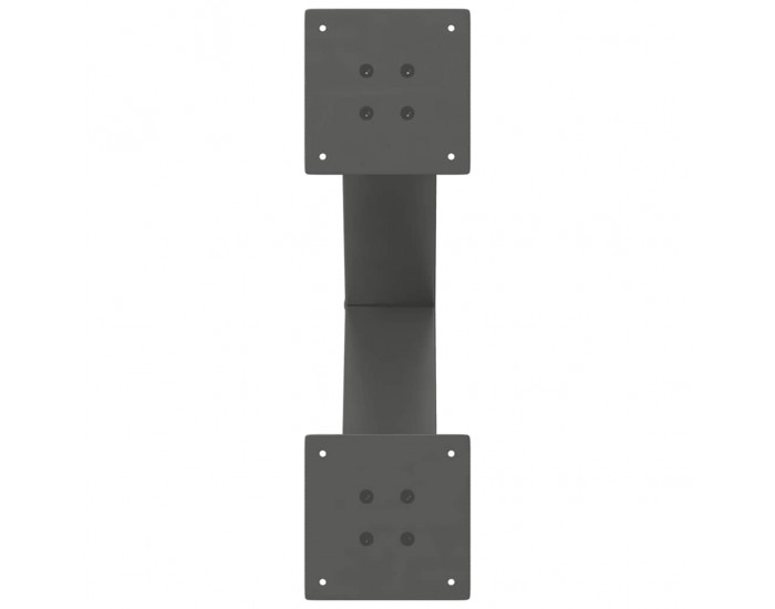 Sonata H Крака за маса за хранене с форма на X 2 бр. антрацит