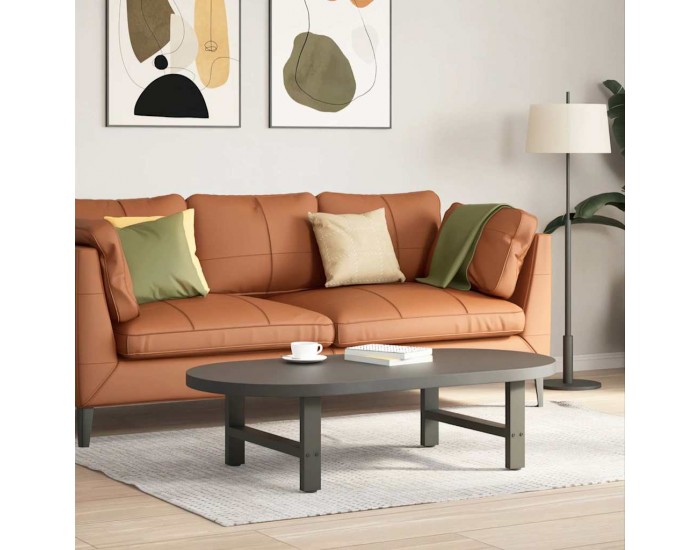 Sonata H Крака за масичка за кафе антрацит 2 бр. 60x(30-31) см стомана