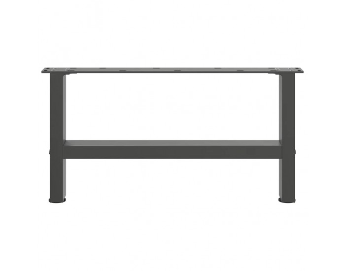 Sonata H Крака за масичка за кафе антрацит 2 бр. 60x(30-31) см стомана