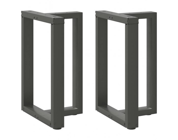 Sonata H Крака за трапезна маса с форма на тройка 2 бр Антрацит Стомана