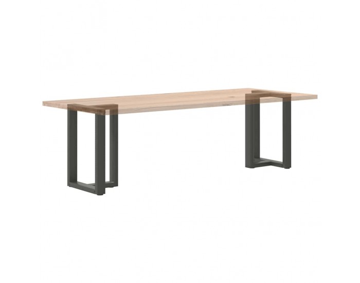 Sonata H Крака за трапезна маса с форма на тройка 2 бр Антрацит Стомана