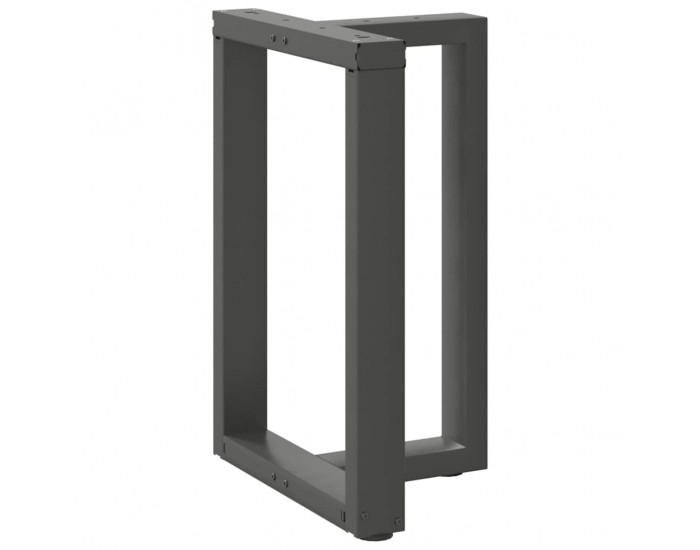 Sonata H Крака за трапезна маса с форма на тройка 2 бр Антрацит Стомана