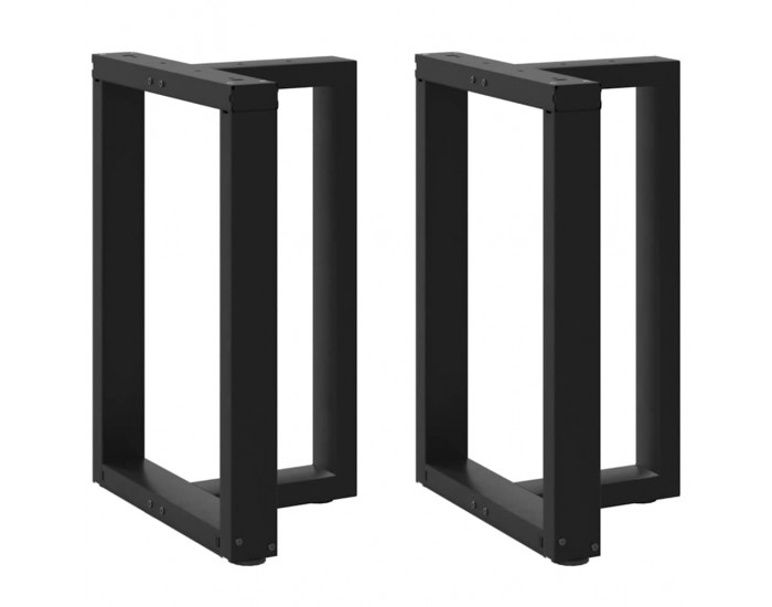 Sonata H Крака за трапезна маса с форма на тройка 2 бр. черни стомана