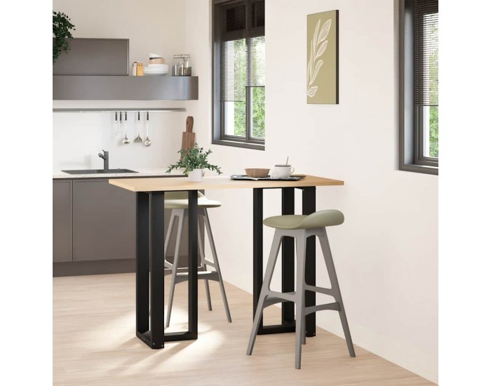 Sonata H Крака за бар маса с форма на тройка 2 бр. черни стомана