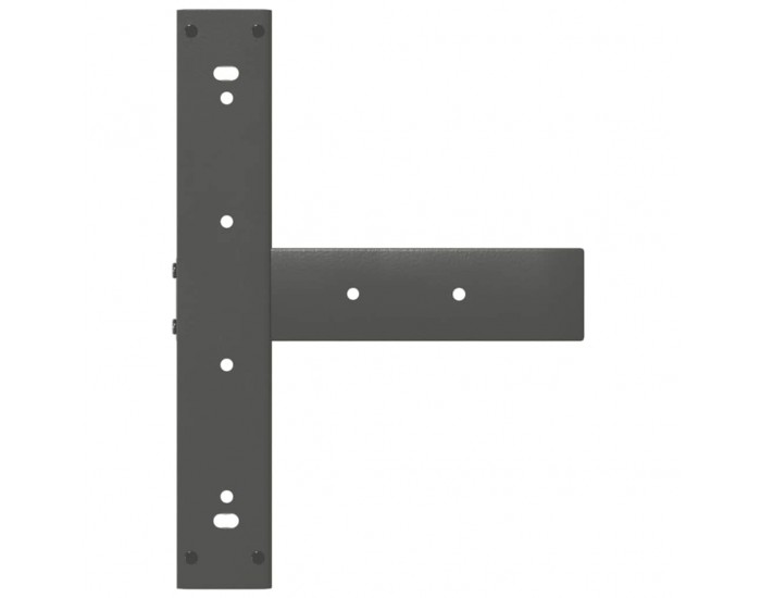 Sonata H Крака за бар маса с форма на тройка 2 бр Антрацит Стомана