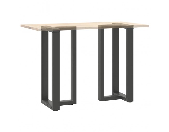 Sonata H Крака за бар маса с форма на тройка 2 бр Антрацит Стомана