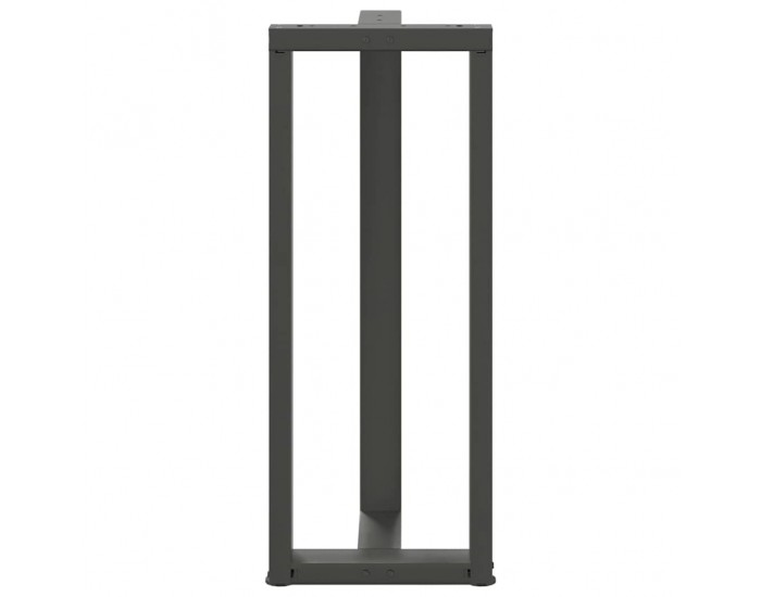 Sonata H Крака за бар маса с форма на тройка 2 бр Антрацит Стомана