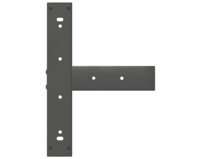 Sonata H Крака за бар маса с форма на тройка 2 бр Антрацит Стомана