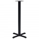 Sonata H Крак за бистро маса, черен, 56x56x107 см, чугун
