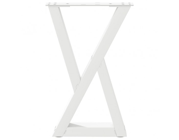 Sonata H Крака за масичка за кафе 2 бр. бели 28x(42-43,3) cm стомана