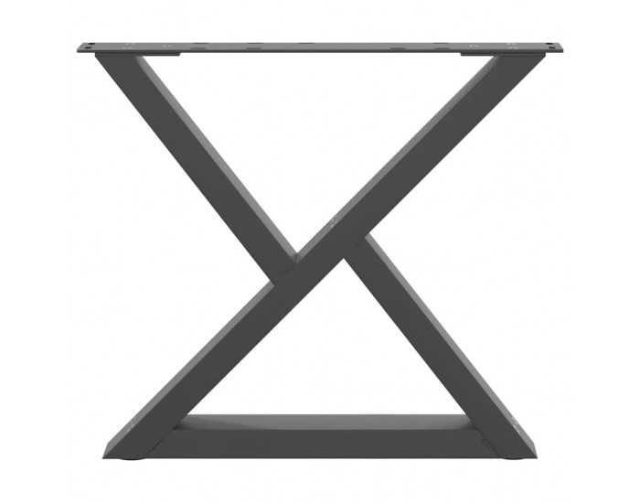 Sonata H Крака за масичка за кафе 2 бр. антрацит 60x(42-43,3) cm стомана Sonata H Крака за масичка за кафе 2 бр. антрацит 60x(42-43,3) cm стомана