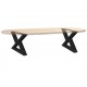 Sonata H Крака за масичка за кафе 2 бр. черни 60x(30-31,3) cm стомана Sonata H Крака за масичка за кафе 2 бр. черни 60x(30-31,3) cm стомана