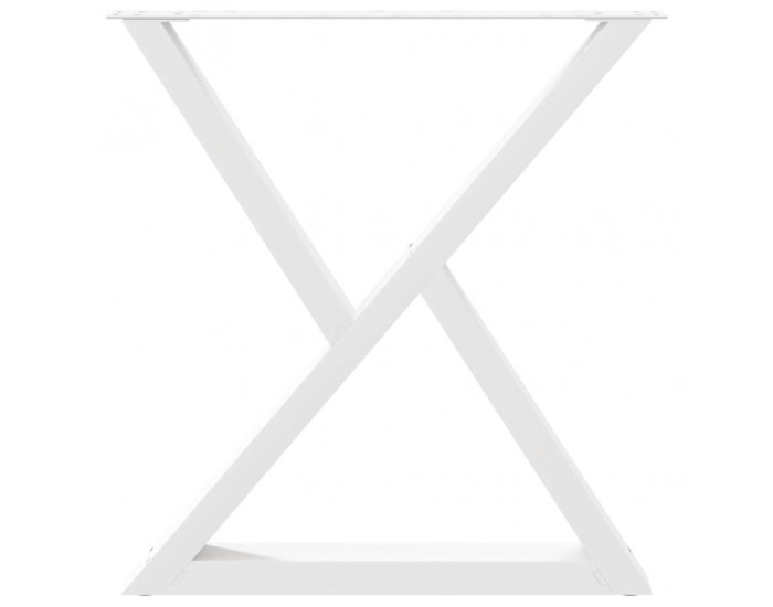 Sonata H Крака за трапезна маса 2 бр. бели 70x(72-73,3) cm стомана