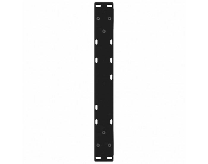 Sonata H Крака за масичка за кафе 2 бр. черни 50x(42-43,3) см стомана