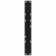 Sonata H Крака за масичка за кафе 2 бр. черни 50x(42-43,3) см стомана