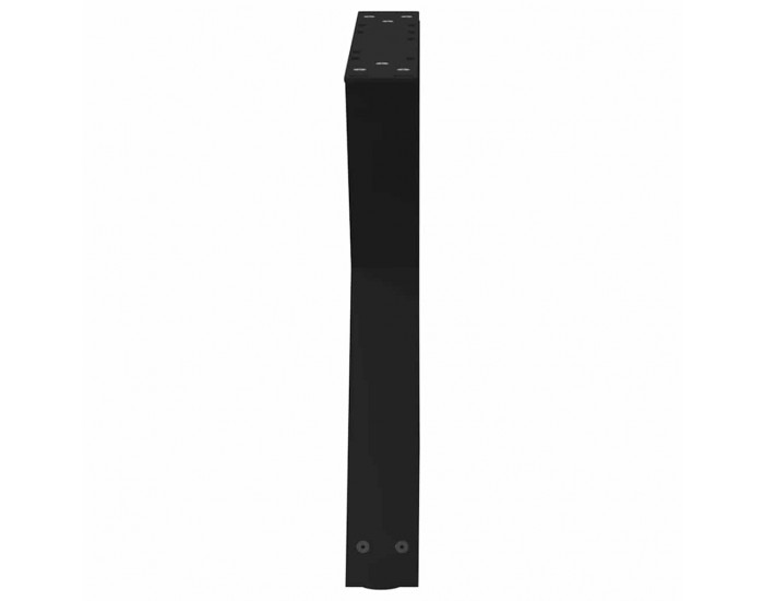 Sonata H Крака за масичка за кафе 2 бр. черни 50x(42-43,3) см стомана