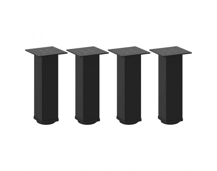 Sonata H Крака за масичка за кафе 4 бр черни 30-32 см стомана