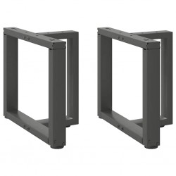 Sonata H Крака за холна маса T-образна 2 бр 50x25x(42-43) см стомана - Части за Маси
