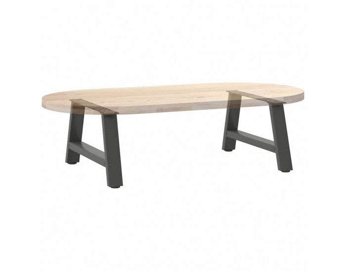 Sonata H Крака за холна маса A-образна 2бр антрацит 60x(30-31)см стомана