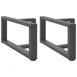 Sonata H Крака за холна маса T-образна 2 бр 70x25x(30-31)см стомана - Части за Маси