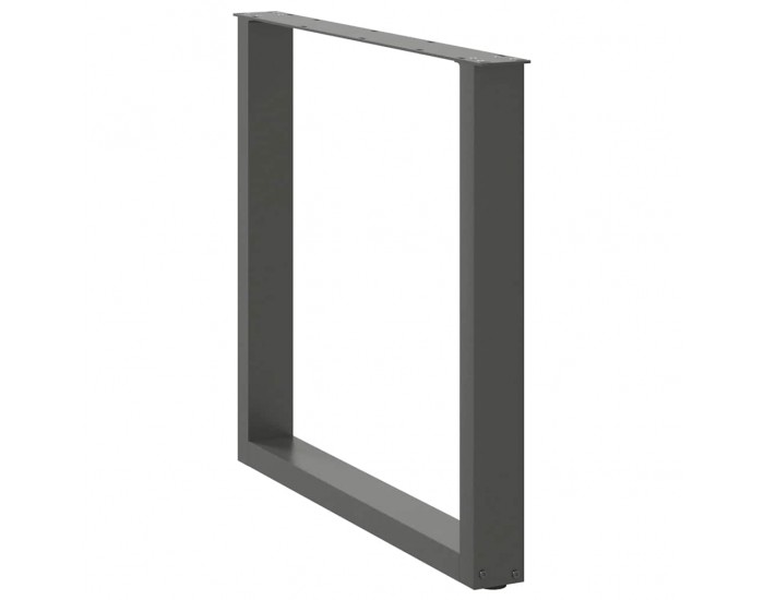 Sonata H Крака за маса за хранене с U-образна форма 2 бр Антрацит