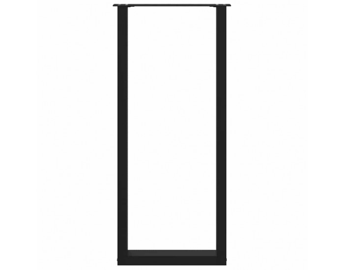 Sonata H Крака за холна маса U-образна 2 бр черни 50x(110-111)см стомана