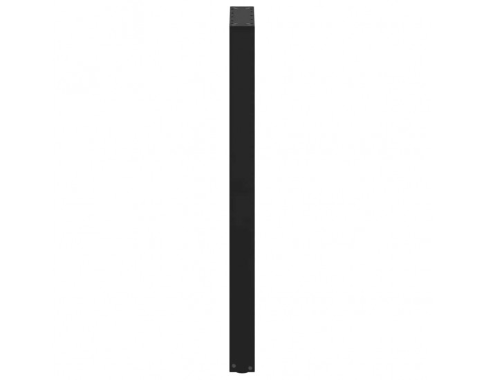 Sonata H Крака за холна маса U-образна 2 бр черни 50x(110-111)см стомана