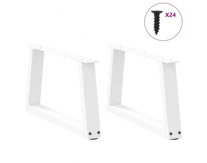 Sonata H Крака за трапезна маса V-образна форма 2 бр. бели