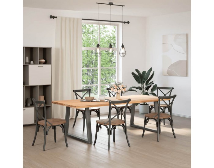 Sonata H Крака за трапезна маса V-образна форма 2 бр Антрацит