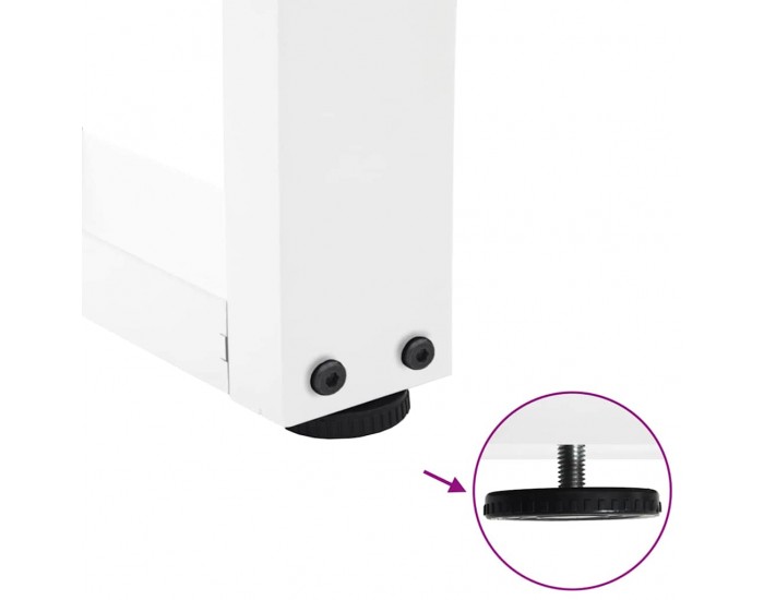 Sonata H Крака за трапезна маса V-образна форма 2 бр. бели