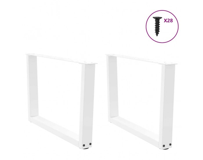 Sonata H Крака за трапезна маса V-образна форма 2 бр. бели