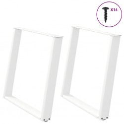 Sonata H Крака за трапезна маса с U-образна форма 2 бр. 90x(72-73) cm - Части за Маси