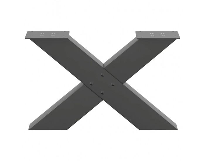 Sonata H Крака за масичка за кафе с форма на буквата X 2 бр. антрацит