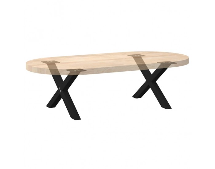 Sonata H Крака за масичка за кафе с форма на X 2 бр. черни 50x(30-31) cm Sonata H Крака за масичка за кафе с форма на X 2 бр. черни 50x(30-31) cm